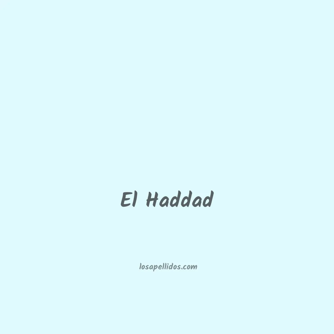 El haddad en chino