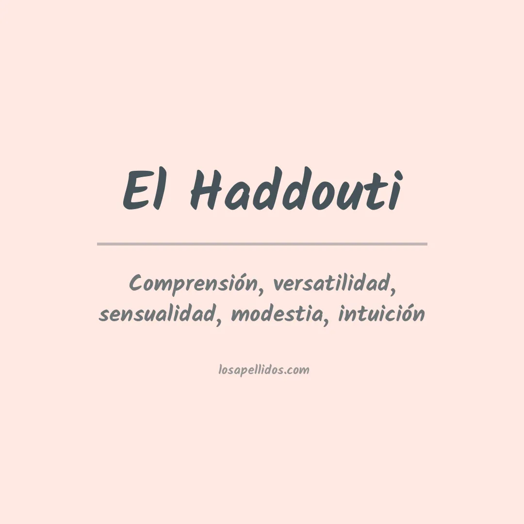 Apellido El haddouti