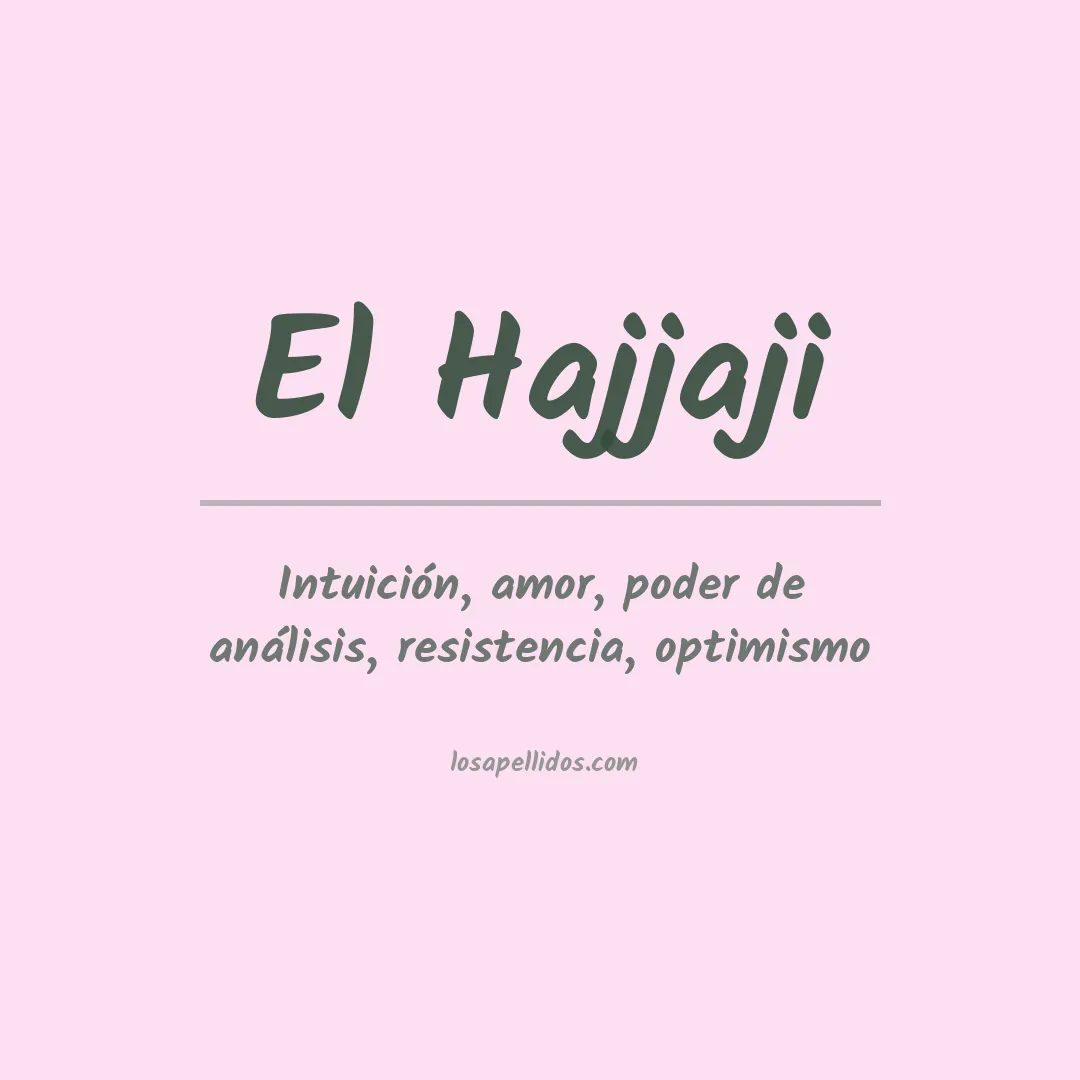 Apellido El hajjaji
