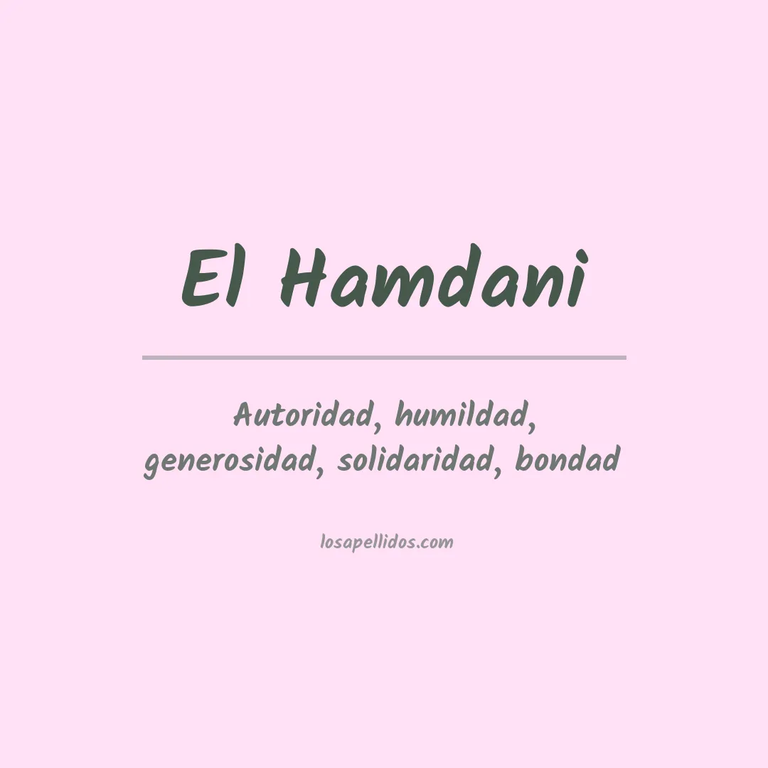 Apellido El hamdani