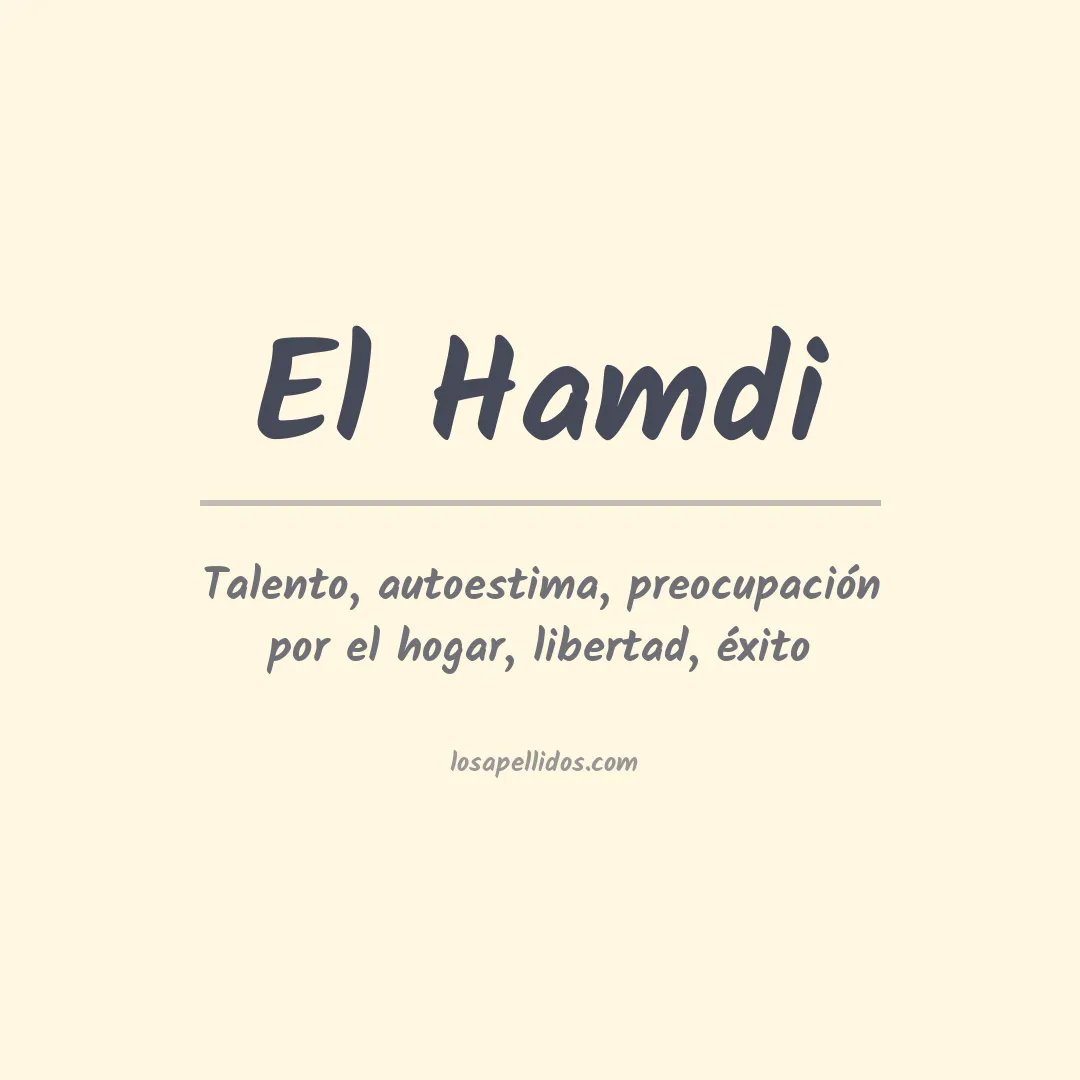 Apellido El hamdi