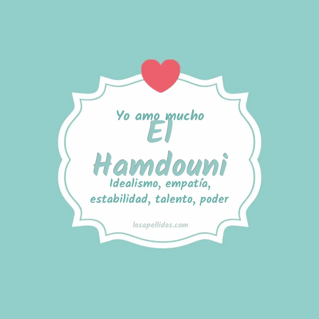 Yo amo mucho El hamdouni