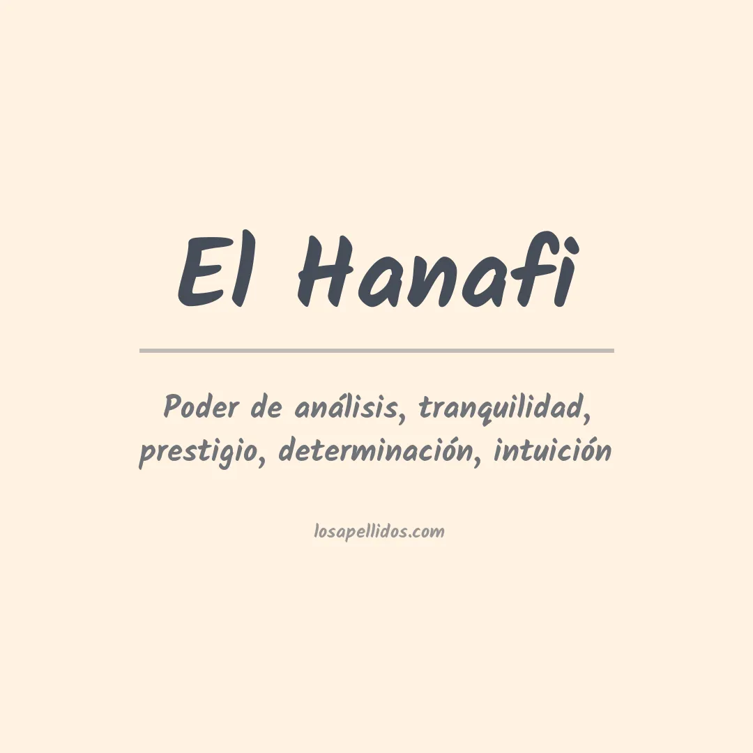 Apellido El hanafi