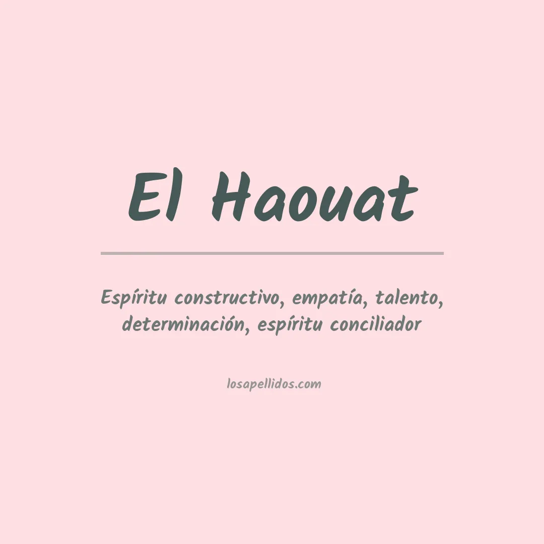 Apellido El haouat