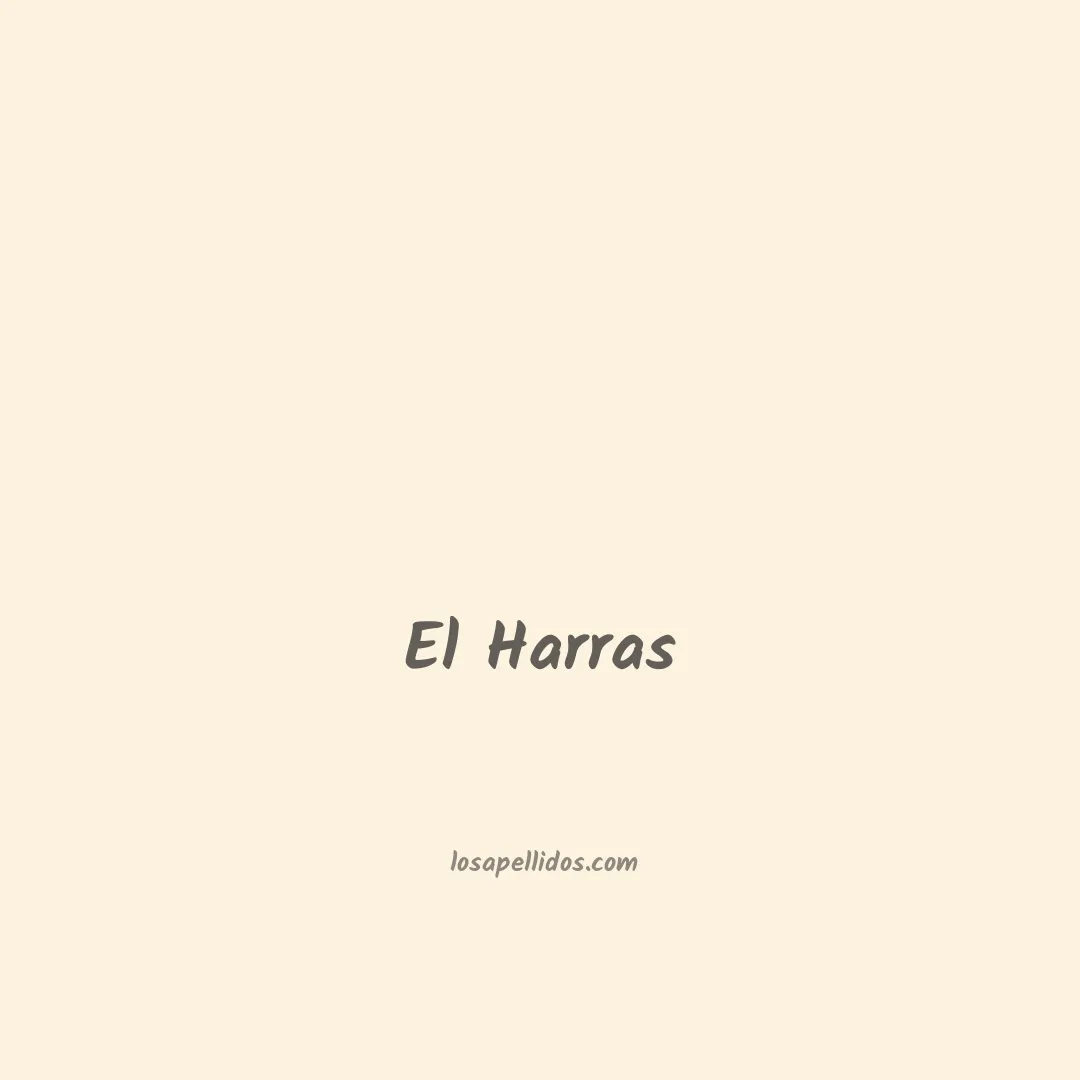 El harras en chino