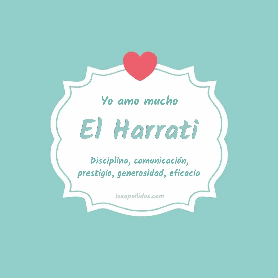 Yo amo mucho El harrati