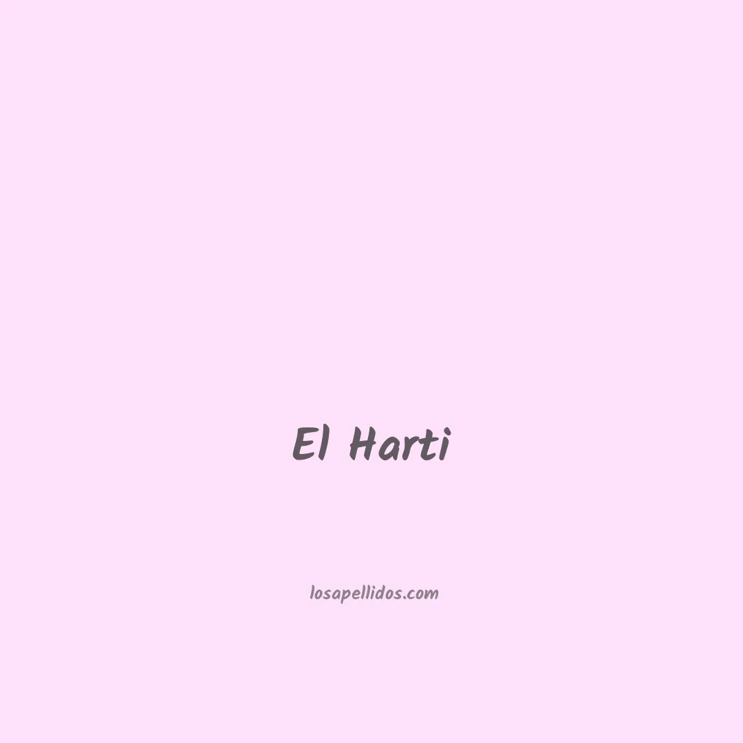 El harti en chino