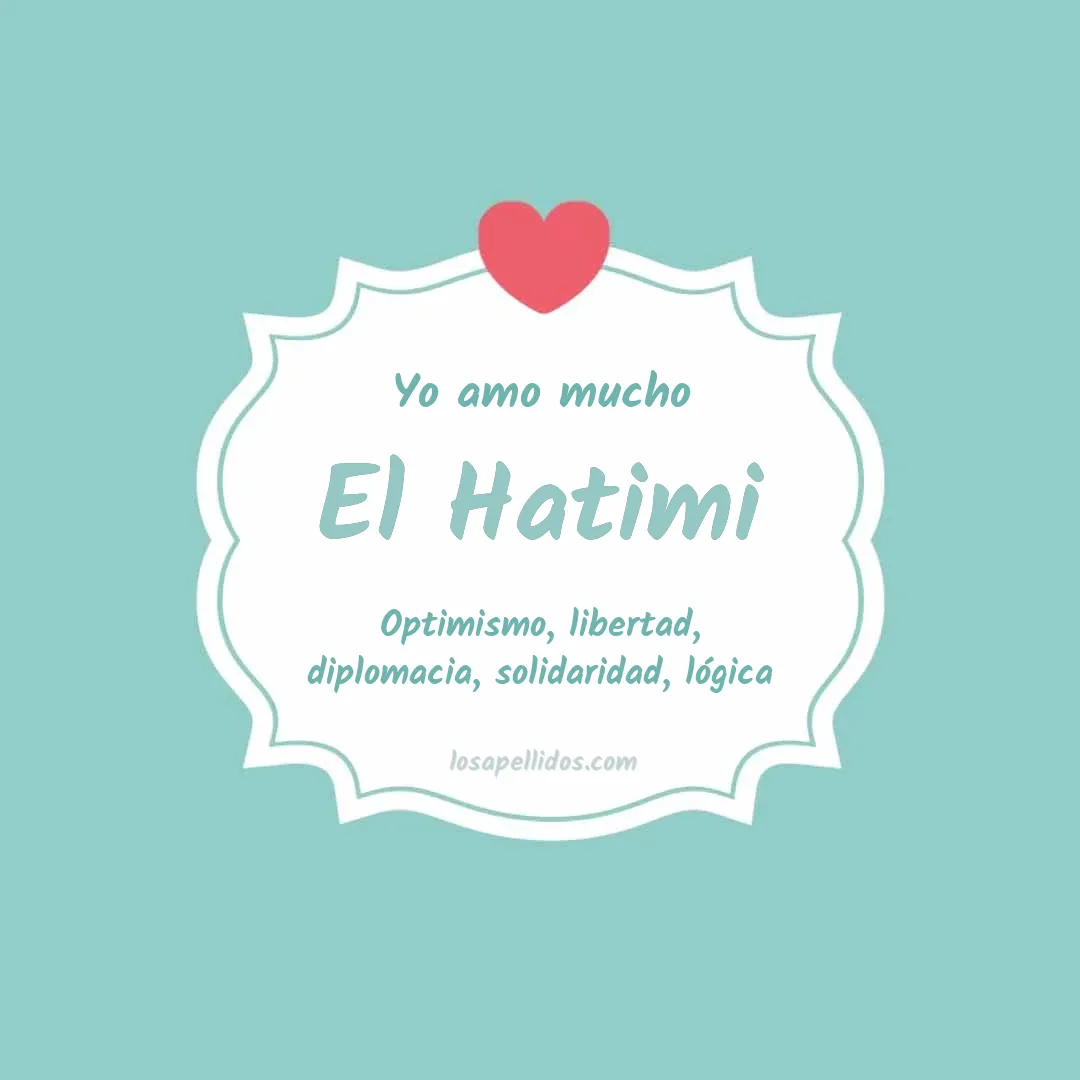 Yo amo mucho El hatimi