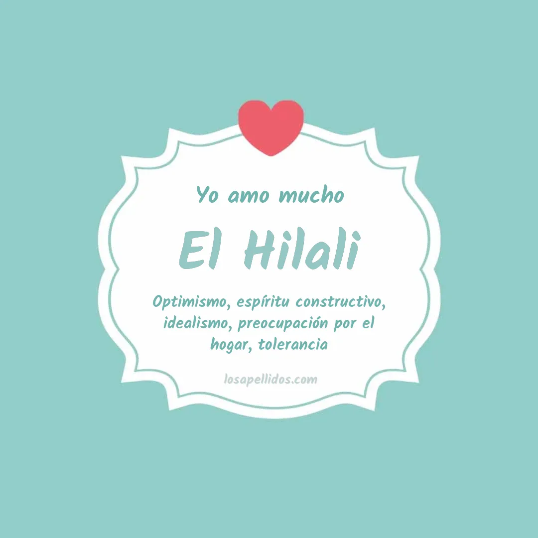 Yo amo mucho El hilali