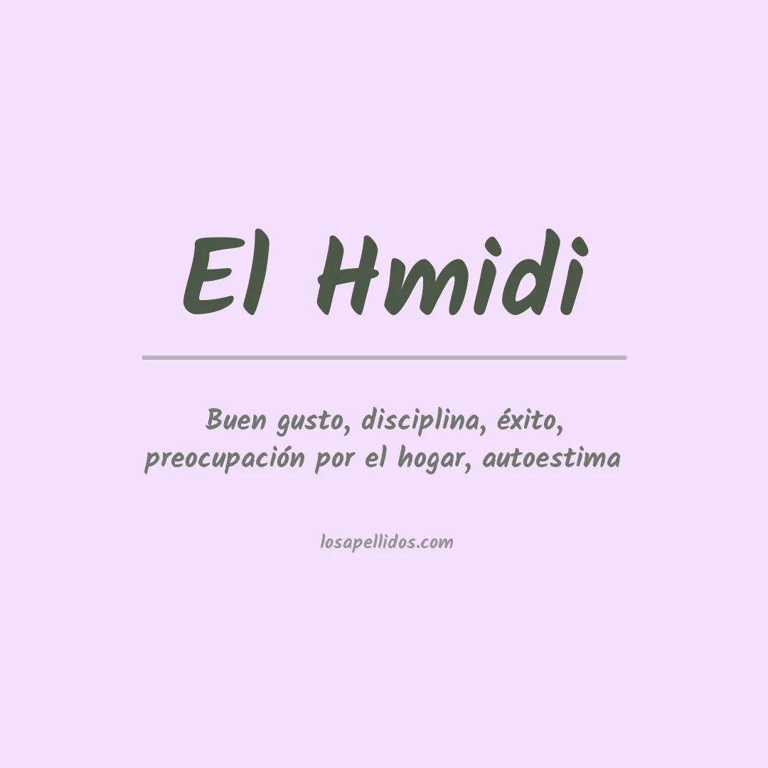 Apellido El hmidi
