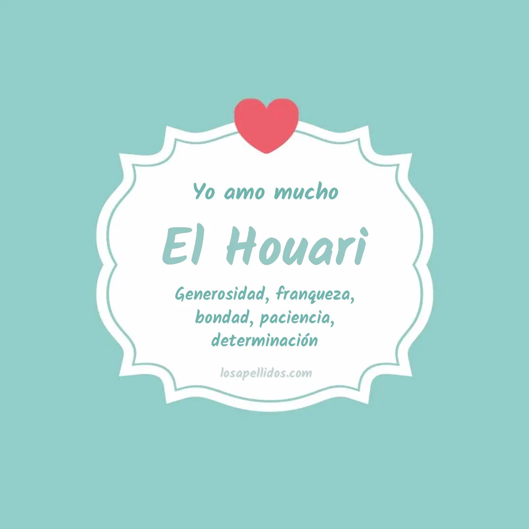 Yo amo mucho El houari