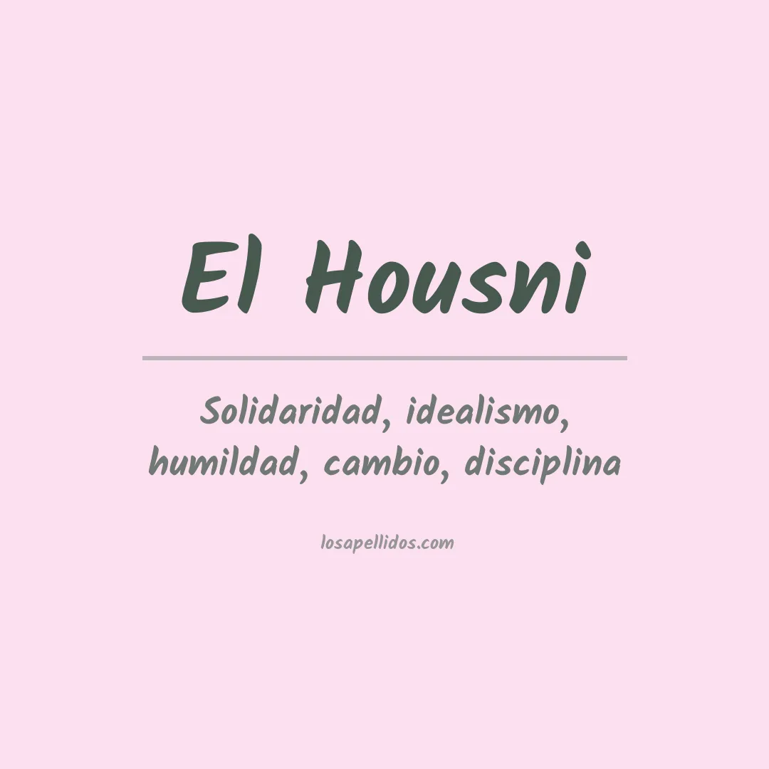 Apellido El housni