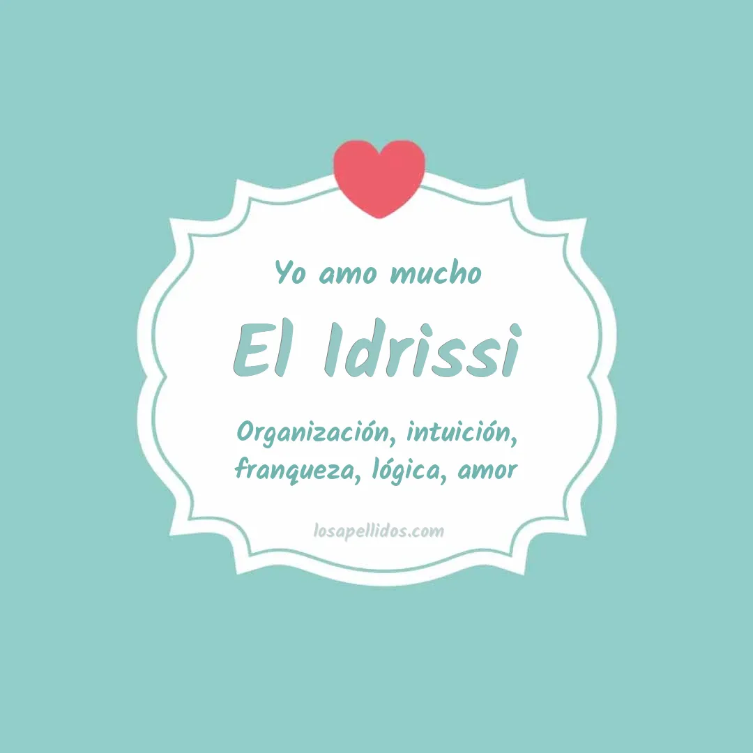 Yo amo mucho El idrissi