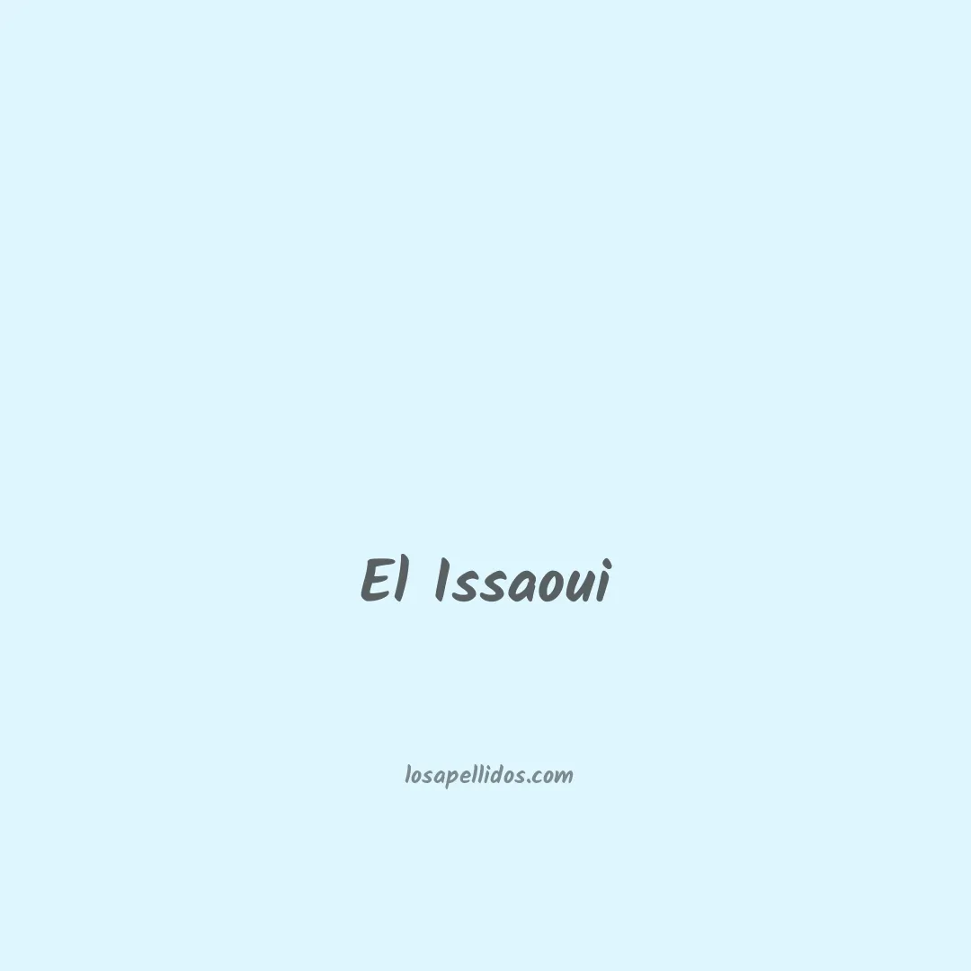 El issaoui en chino