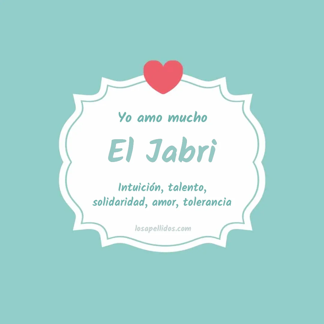 Yo amo mucho El jabri