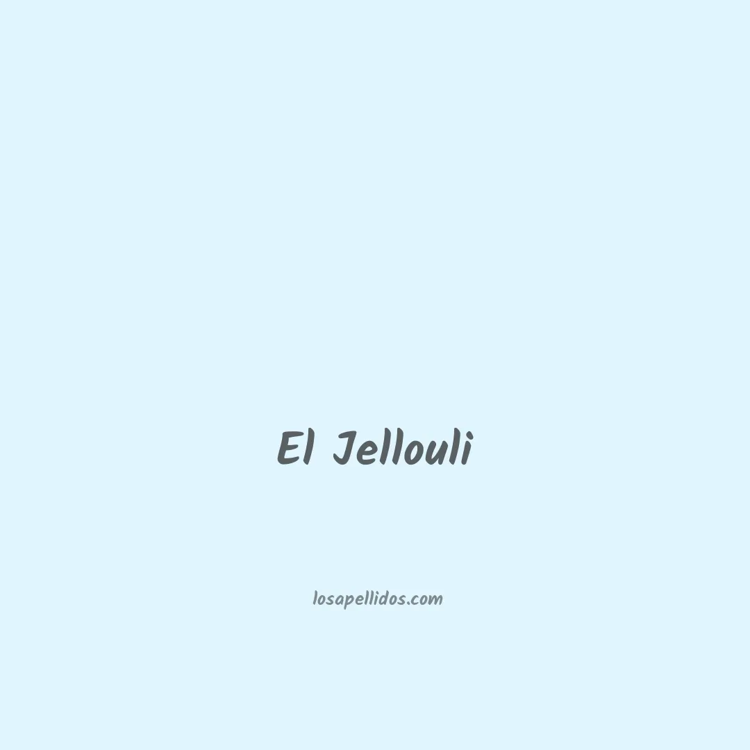 El jellouli en chino