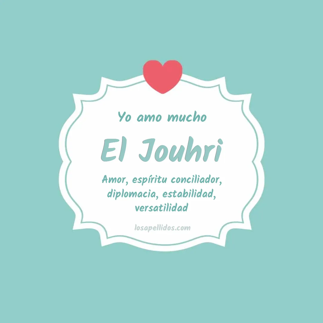 Yo amo mucho El jouhri