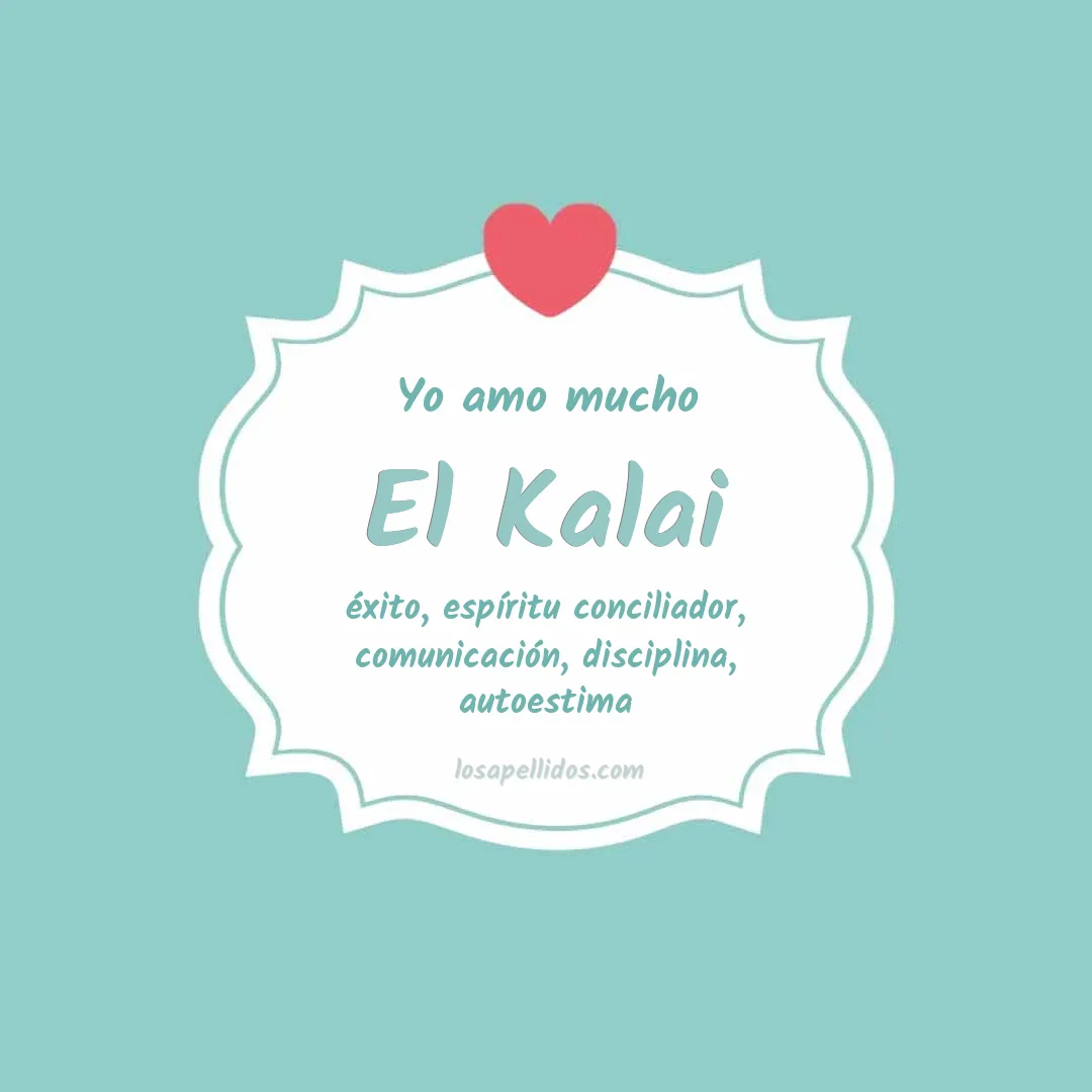 Yo amo mucho El kalai