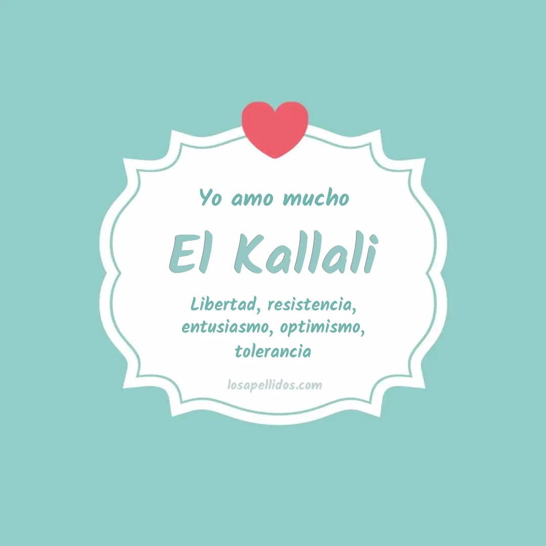 Yo amo mucho El kallali