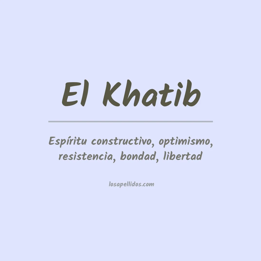 Apellido El khatib
