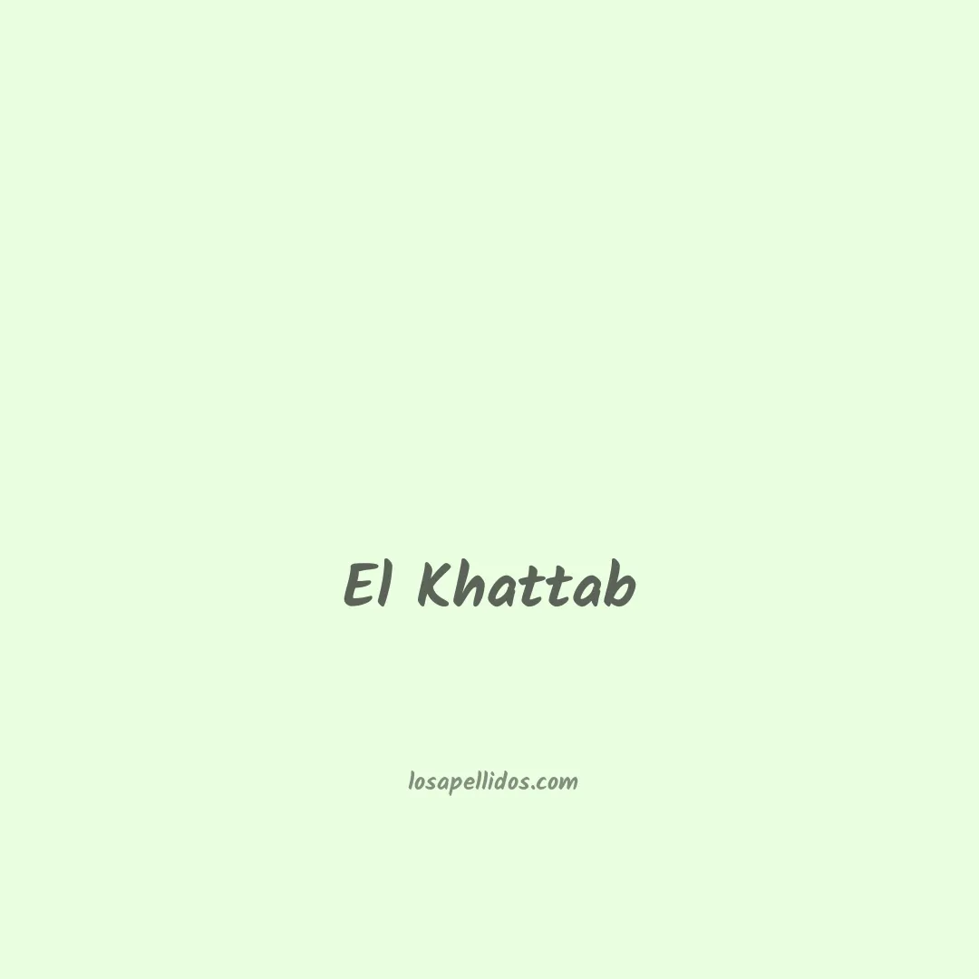El khattab en chino