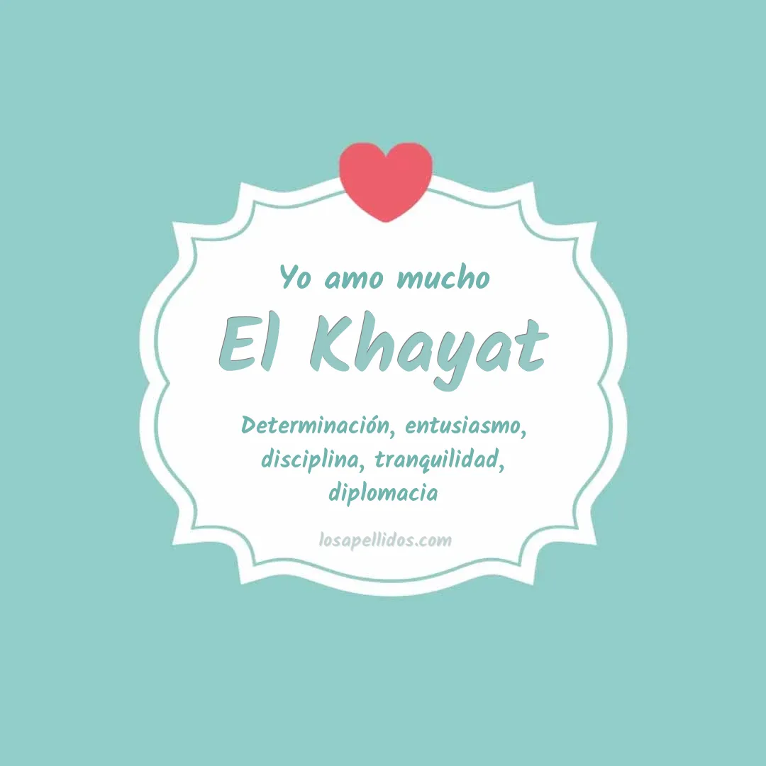 Yo amo mucho El khayat