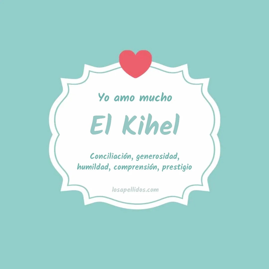 Yo amo mucho El kihel
