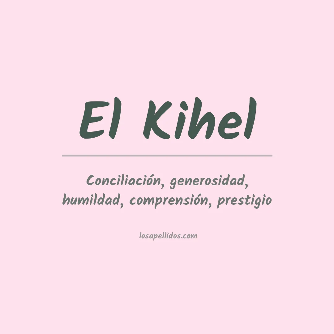 Apellido El kihel