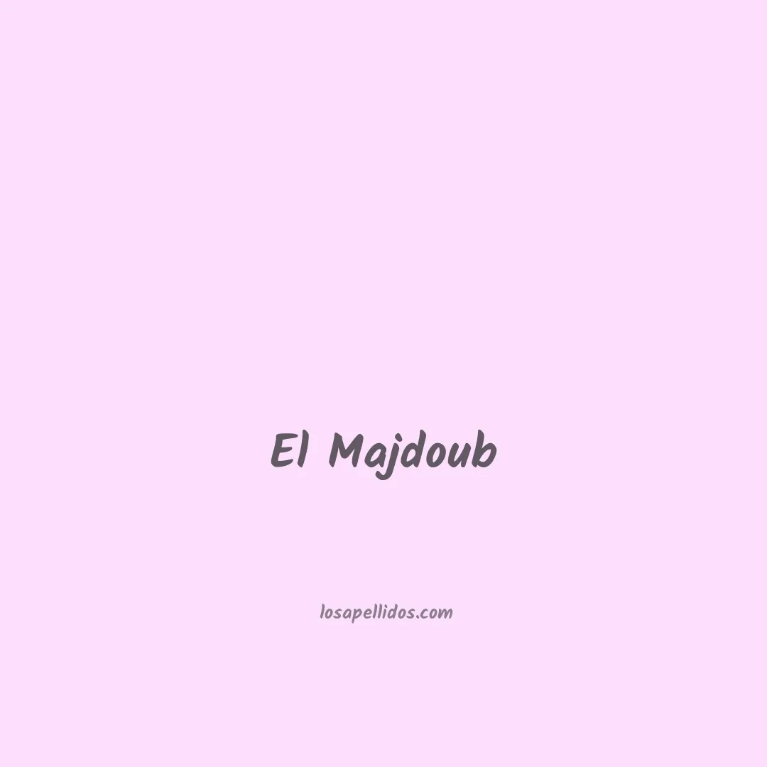 El majdoub en chino