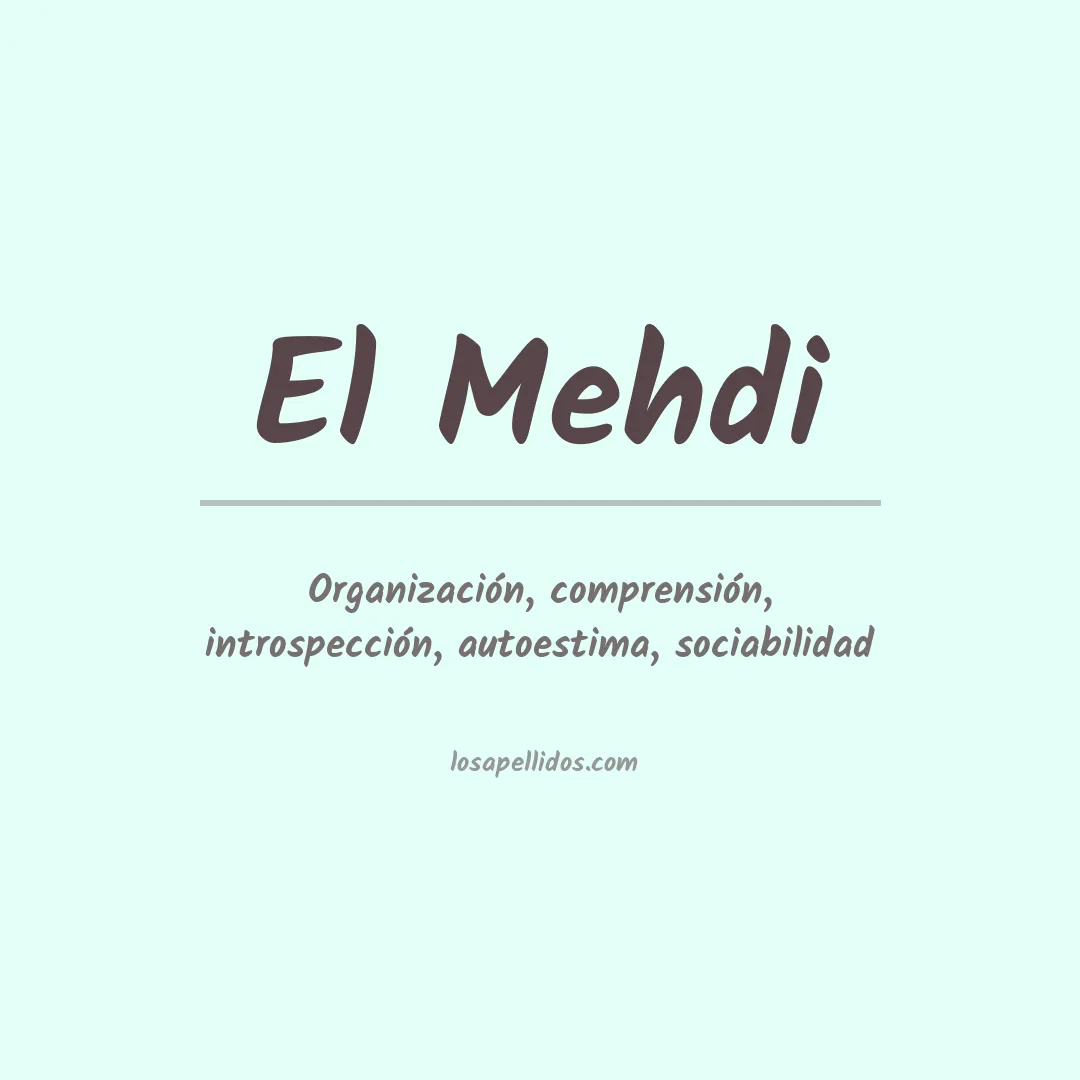 Apellido El mehdi