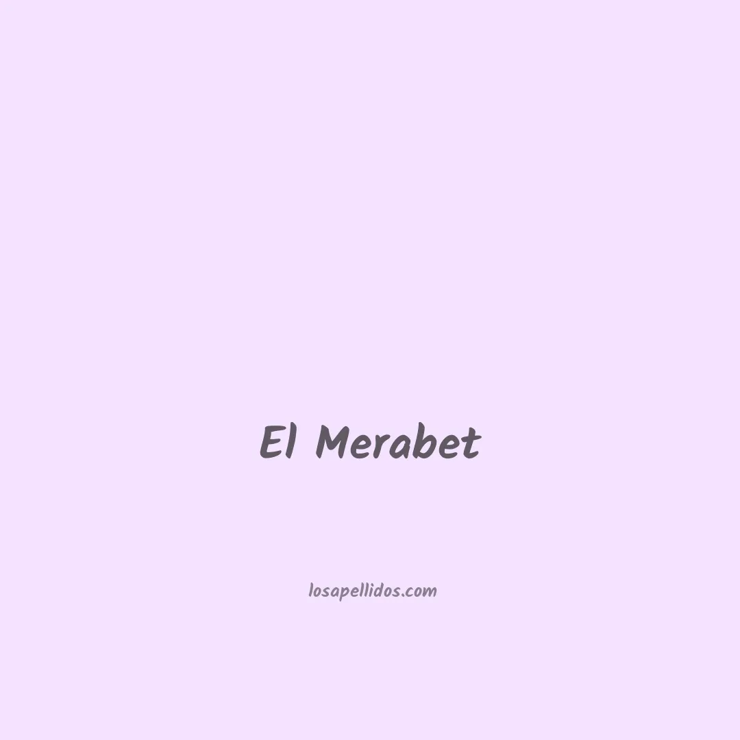 El merabet en chino