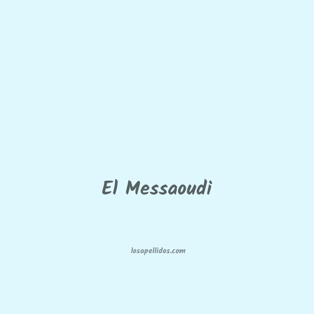 El messaoudi en chino
