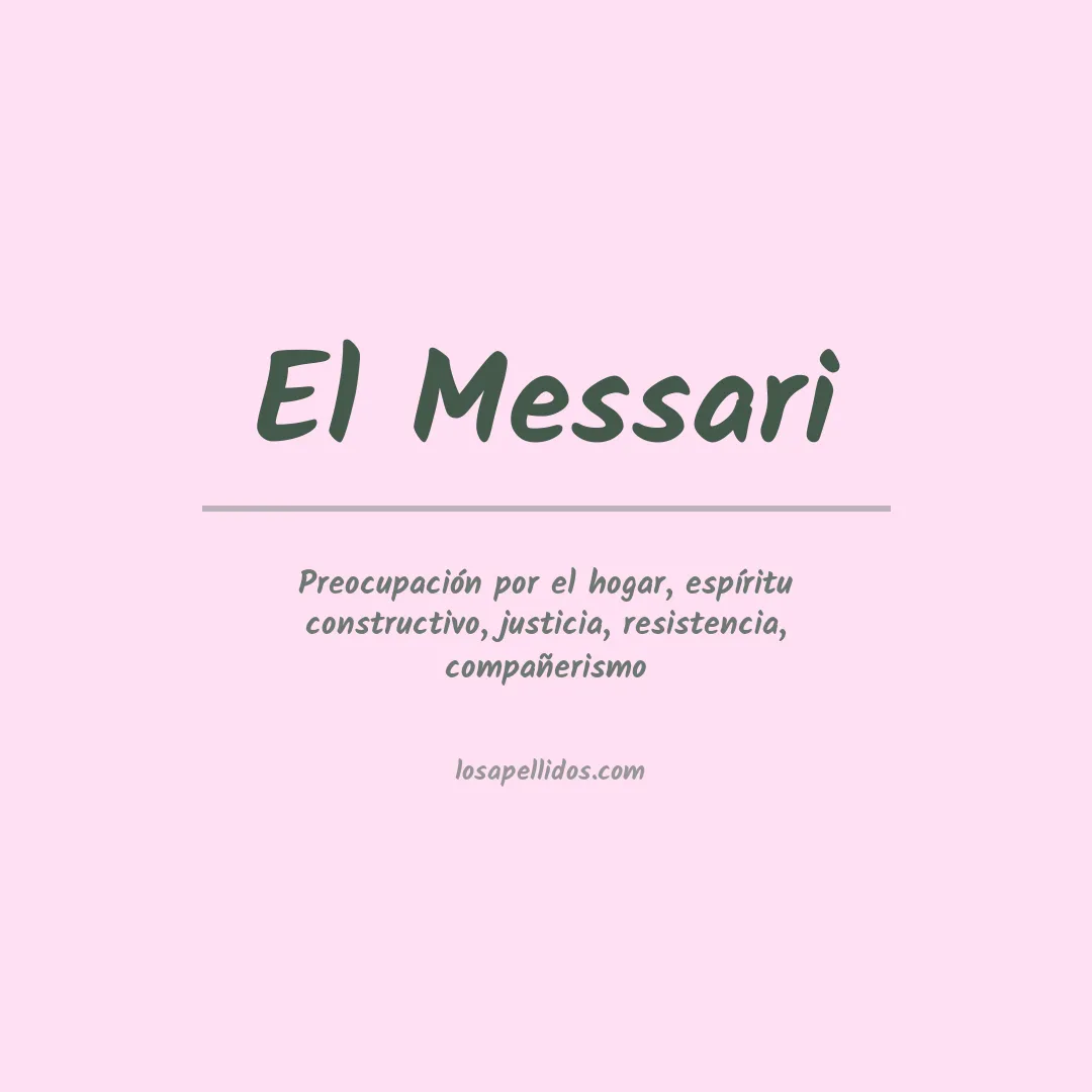 Apellido El messari