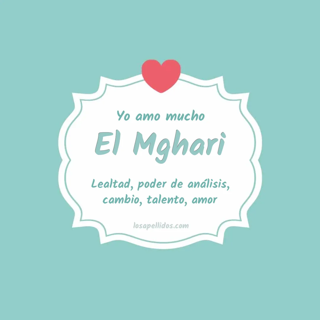 Yo amo mucho El mghari