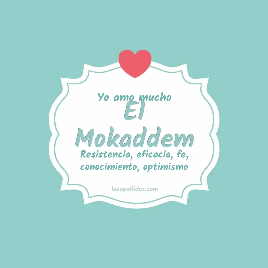 Yo amo mucho El mokaddem