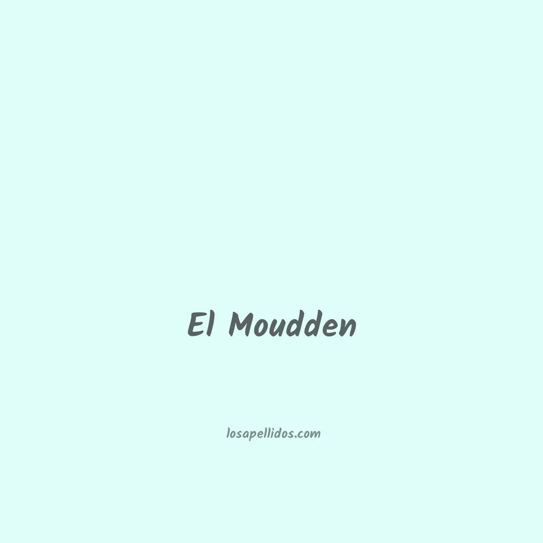 El moudden en chino