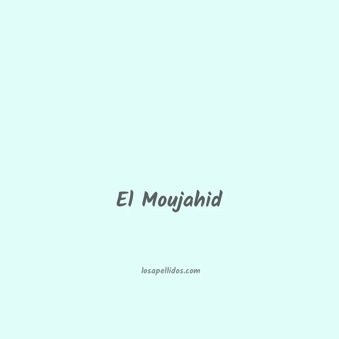 El moujahid en chino