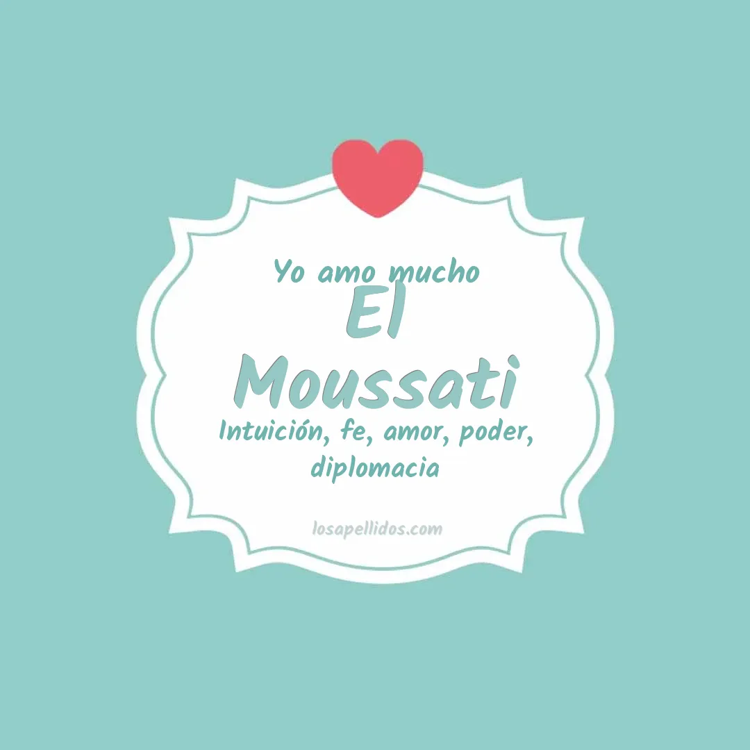 Yo amo mucho El moussati