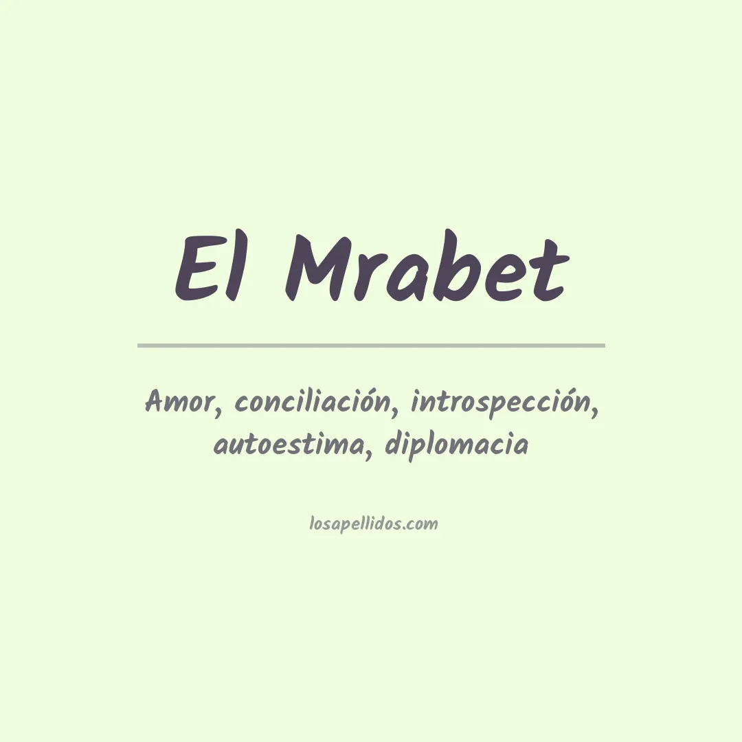 Apellido El mrabet