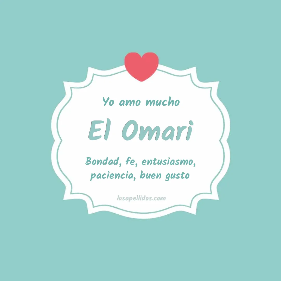 Yo amo mucho El omari