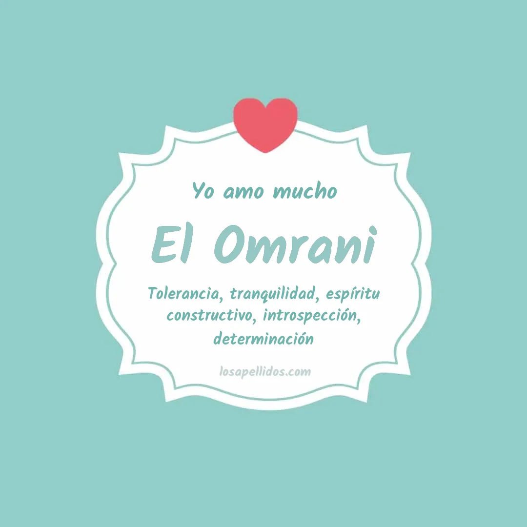 Yo amo mucho El omrani