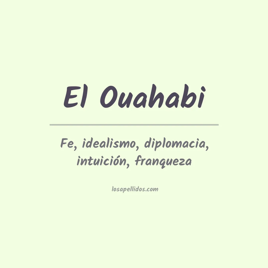 Apellido El ouahabi
