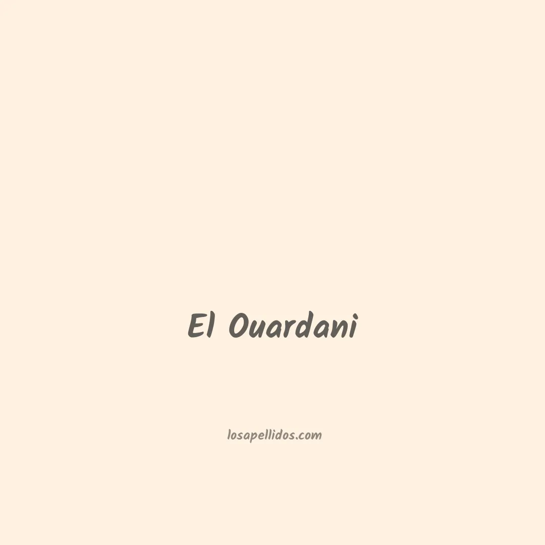 El ouardani en chino