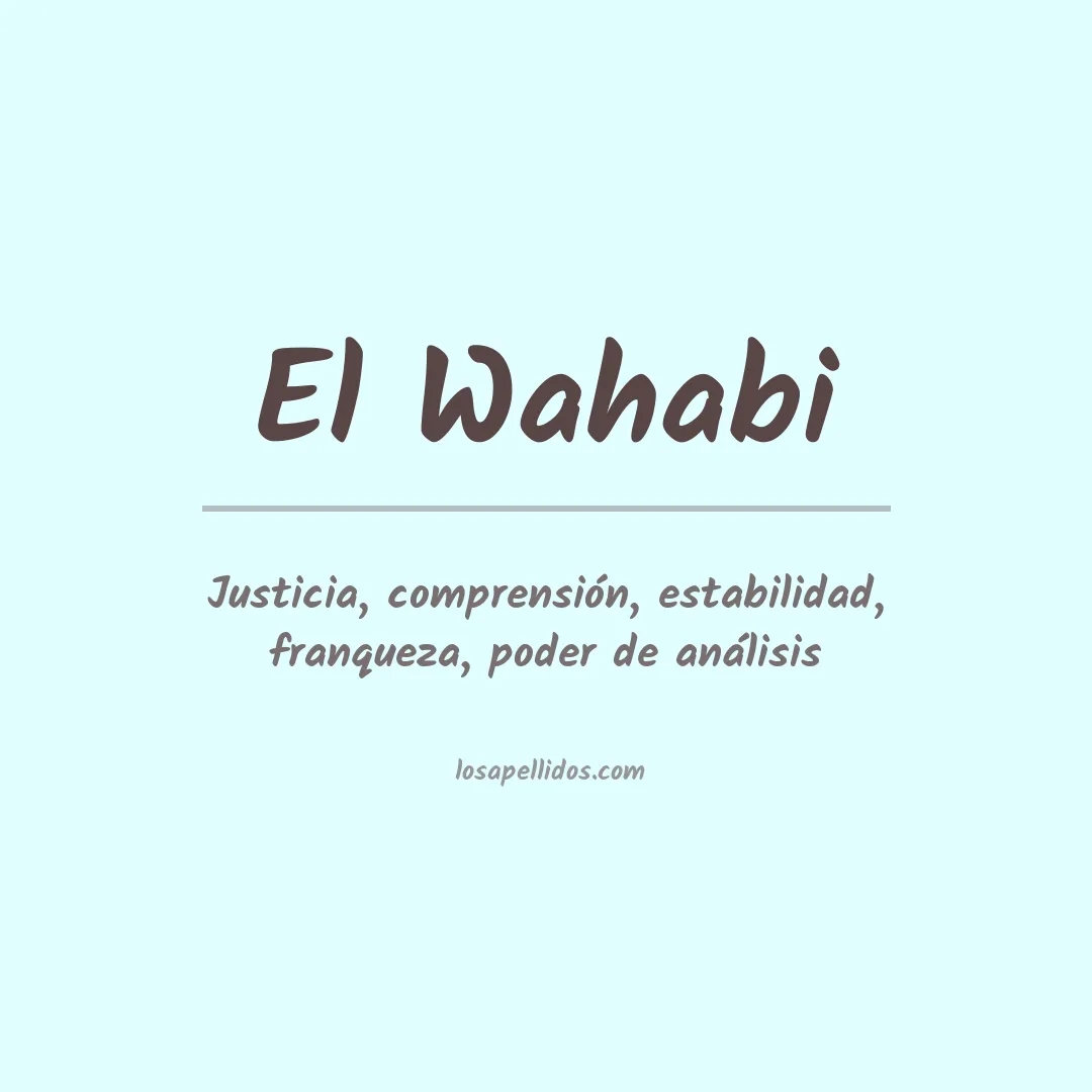 Apellido El wahabi