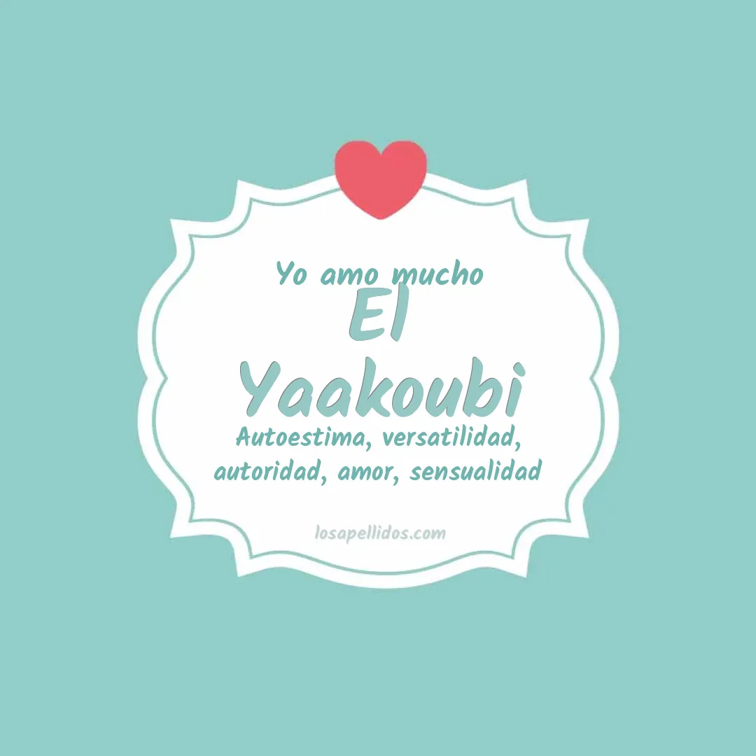 Yo amo mucho El yaakoubi
