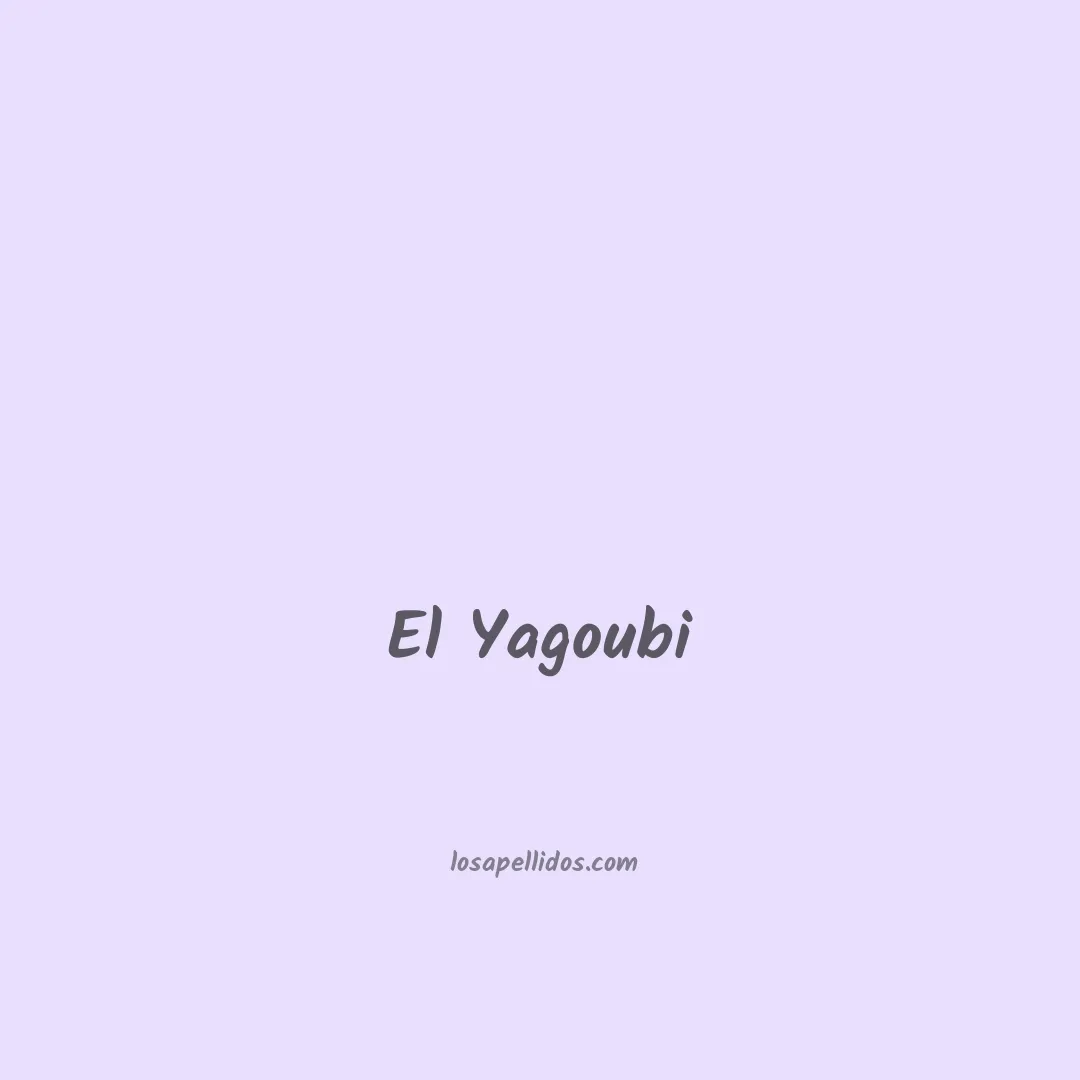 El yagoubi en chino