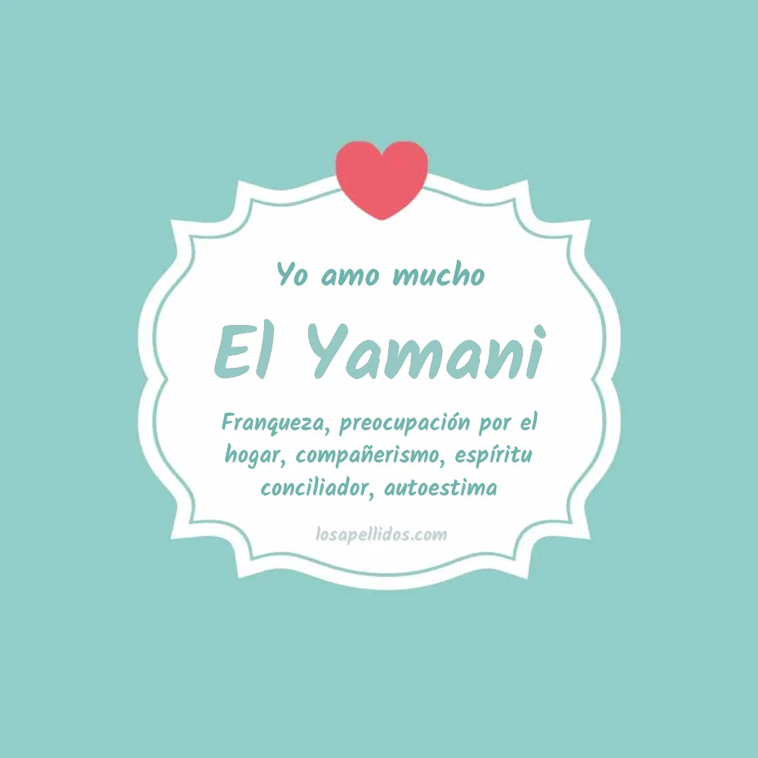 Yo amo mucho El yamani