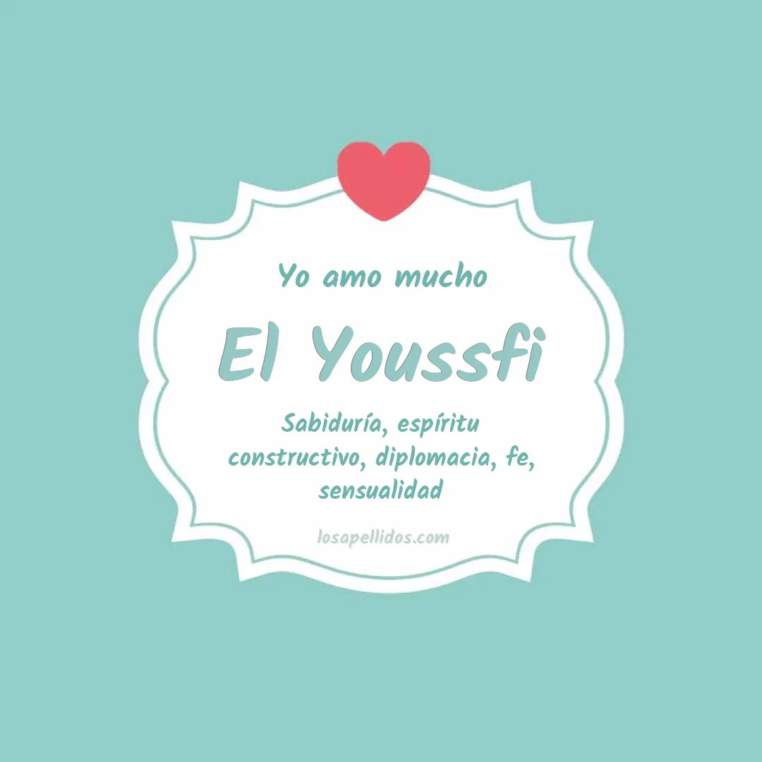 Yo amo mucho El youssfi