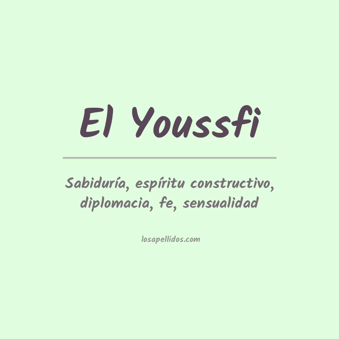 Apellido El youssfi