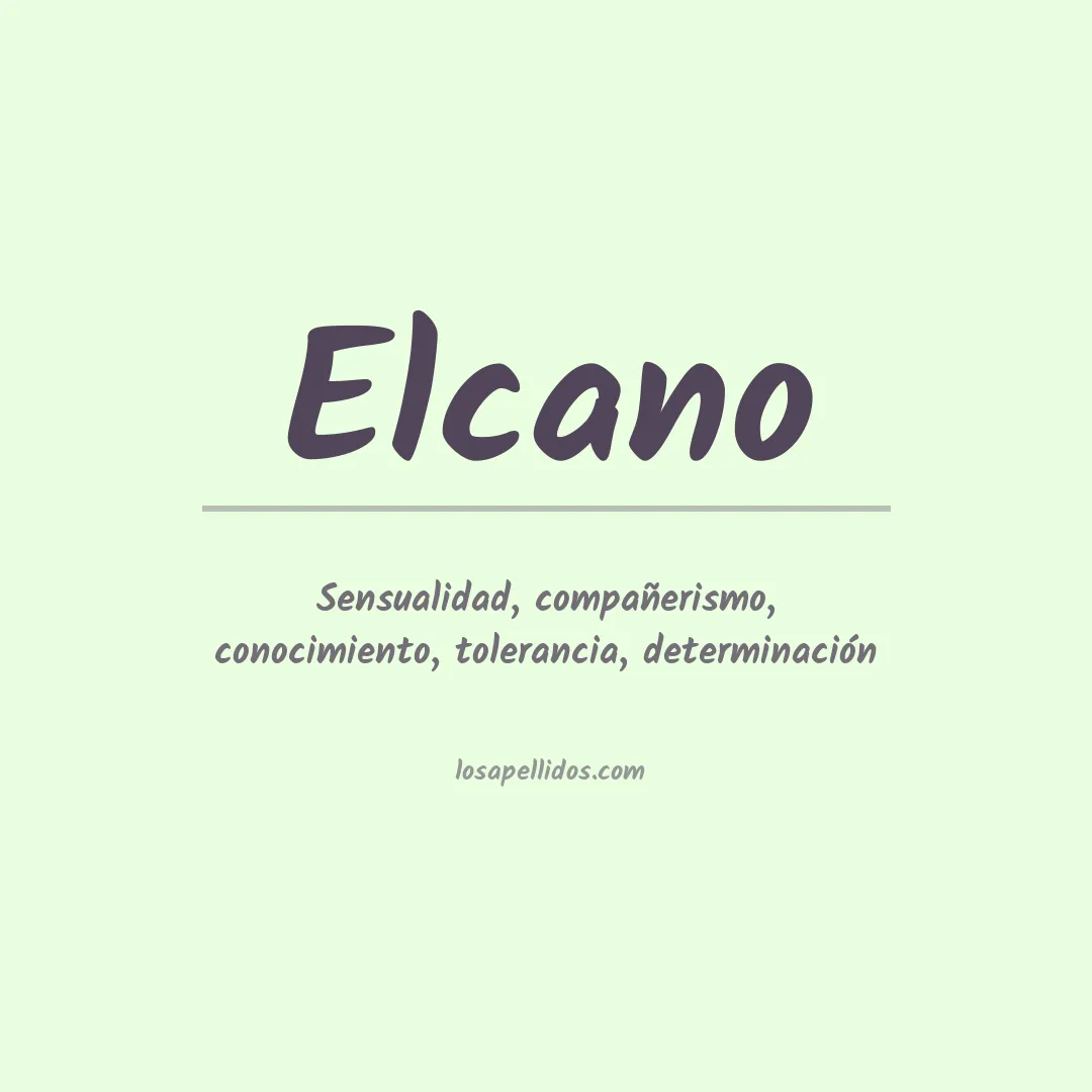 Apellido Elcano